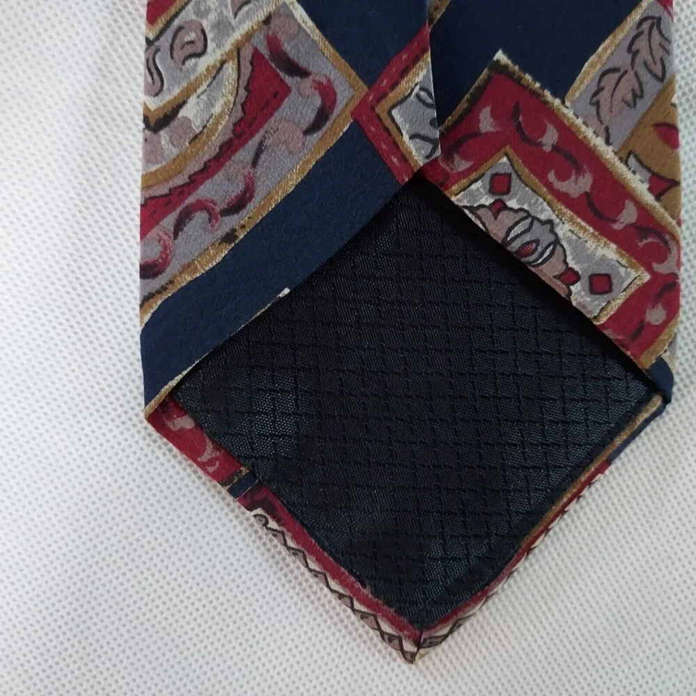 Vintage Christian Dior Monsieur Tie Made in USA Italian Silk Mens Neck Tie